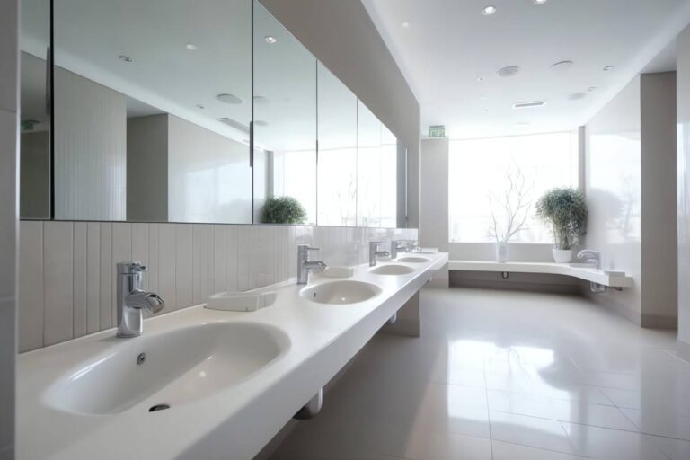 commercial bathroom cleaning service