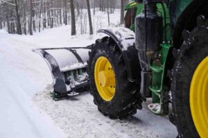 snow truck clearing snow