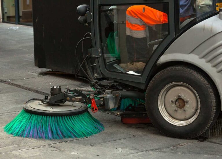 parking lot sweeping